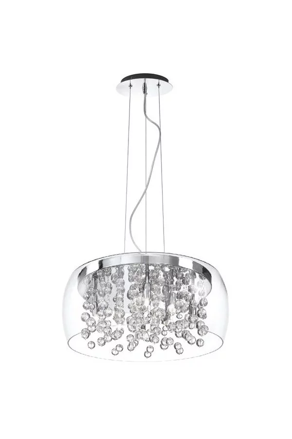   
                        
                        Люстра IDEAL LUX (Італія) 48285    
                         У стилі Модерн.  
                        Тип джерела світла: світлодіодна лампа, змінна.                         Форма: Коло.                         Кольори плафонів і підвісок: Прозорий.                         Матеріал: Скло.                          фото 1