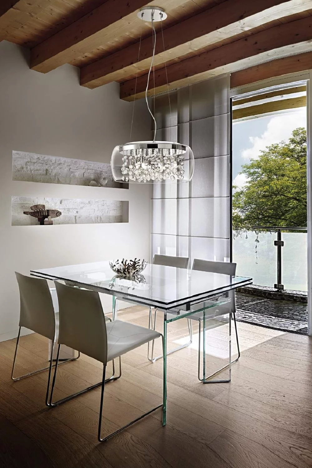   
                        
                        Люстра IDEAL LUX (Італія) 48285    
                         У стилі Модерн.  
                        Тип джерела світла: світлодіодна лампа, змінна.                         Форма: Коло.                         Кольори плафонів і підвісок: Прозорий.                         Матеріал: Скло.                          фото 4