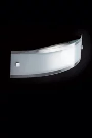   
                        Светильник настенный IDEAL LUX  (Италия) 48402    
                         в стиле модерн.  
                        Тип источника света: галогенные.                                                 Цвета плафонов и подвесок: белый, прозрачный.                         Материал: стекло.                          фото 1