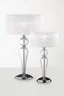   
                        
                        Настільна лампа IDEAL LUX (Італія) 48424    
                         у стилі Арт-деко.  
                        Тип джерела світла: світлодіодна лампа, змінна.                                                 Кольори плафонів і підвісок: Білий.                         Матеріал: Тканина.                          фото 2