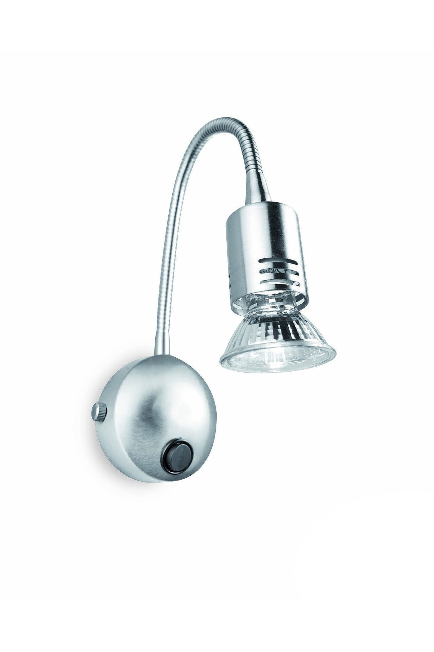   
                        Бра IDEAL LUX (Італія) 48501    
                         у стилі хай-тек.  
                        Тип джерела світла: cвітлодіодні led, галогенні.                                                 Кольори плафонів і підвісок: сірий.                         Матеріал: метал.                          фото 1