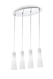   
                        
                        Люстра IDEAL LUX (Италия) 48570    
                         в стиле Модерн.  
                        Тип источника света: светодиодная лампа, сменная.                         Форма: Овал.                         Цвета плафонов и подвесок: Белый.                         Материал: Стекло.                          фото 1