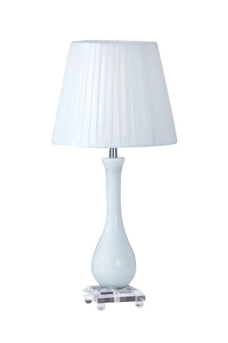   
                        
                        Настільна лампа IDEAL LUX (Італія) 48591    
                         у стилі Арт-деко.  
                        Тип джерела світла: світлодіодна лампа, змінна.                                                 Кольори плафонів і підвісок: Білий.                         Матеріал: Тканина, Пластик.                          фото 1