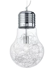   
                        Люстра IDEAL LUX (Італія) 48608    
                         у стилі хай-тек.  
                        Тип джерела світла: cвітлодіодні led, енергозберігаючі, розжарювання.                         Форма: куля, лампочка.                         Кольори плафонів і підвісок: прозорий, сірий.                         Матеріал: скло, алюміній.                          фото 1