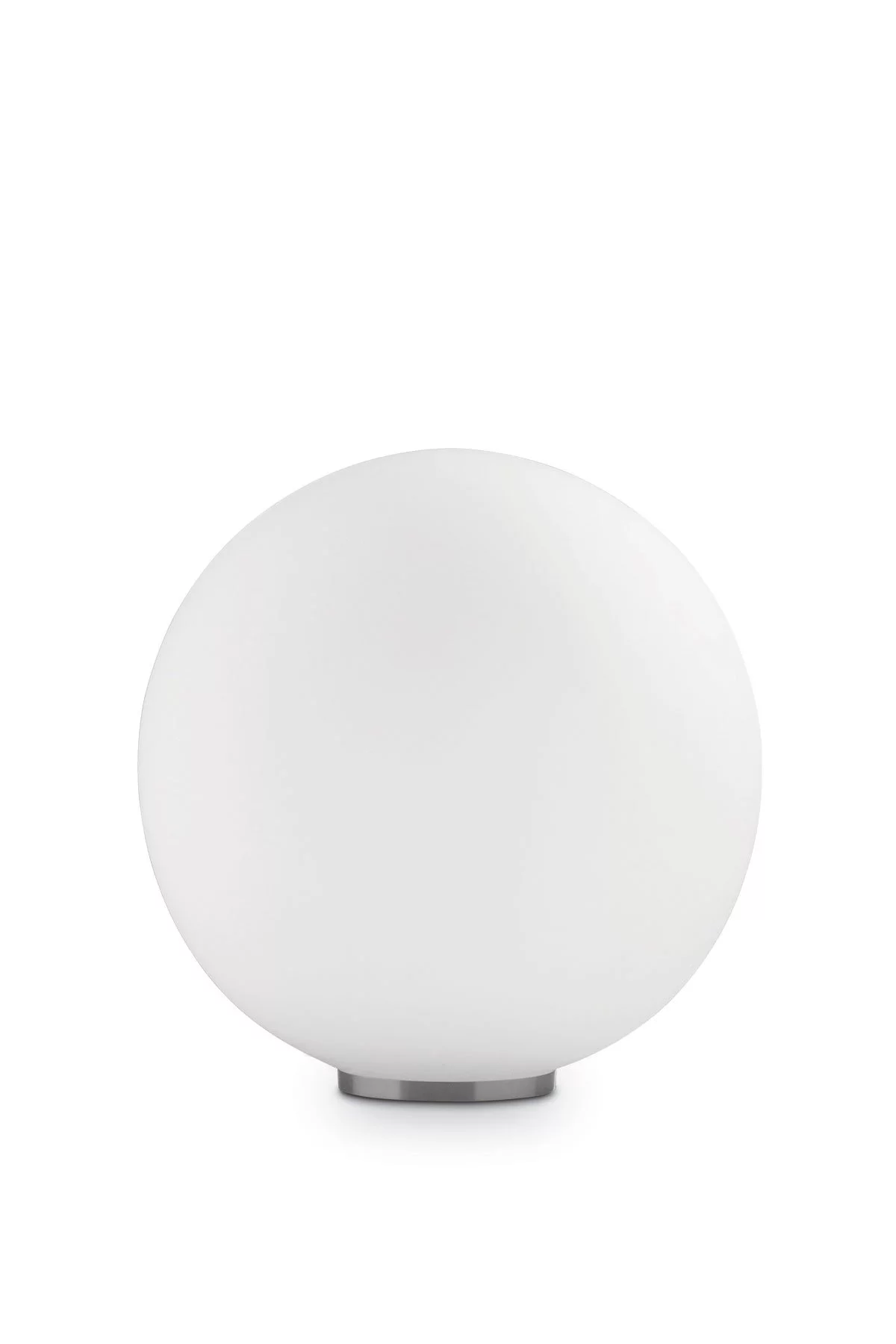   
                        Настільна лампа IDEAL LUX (Італія) 48650    
                         у стилі Скандинавський.  
                        Тип джерела світла: світлодіодна лампа, змінна.                                                 Кольори плафонів і підвісок: Білий.                         Матеріал: Скло.                          фото 1