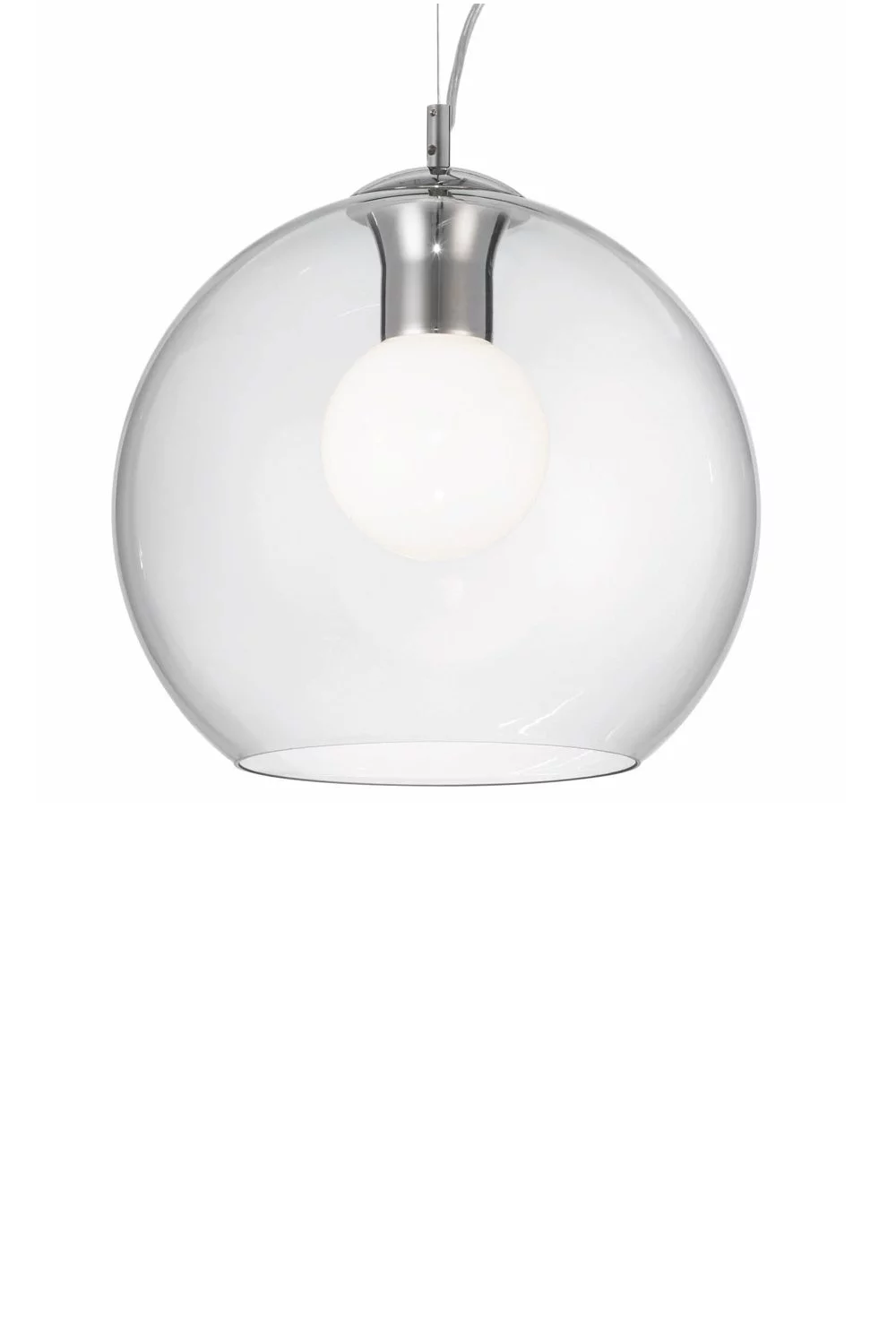   
                        
                        Люстра IDEAL LUX (Італія) 48751    
                         у стилі Модерн.  
                        Тип джерела світла: світлодіодна лампа, змінна.                         Форма: Куля.                         Кольори плафонів і підвісок: Прозорий, Білий.                         Матеріал: Скло.                          фото 1