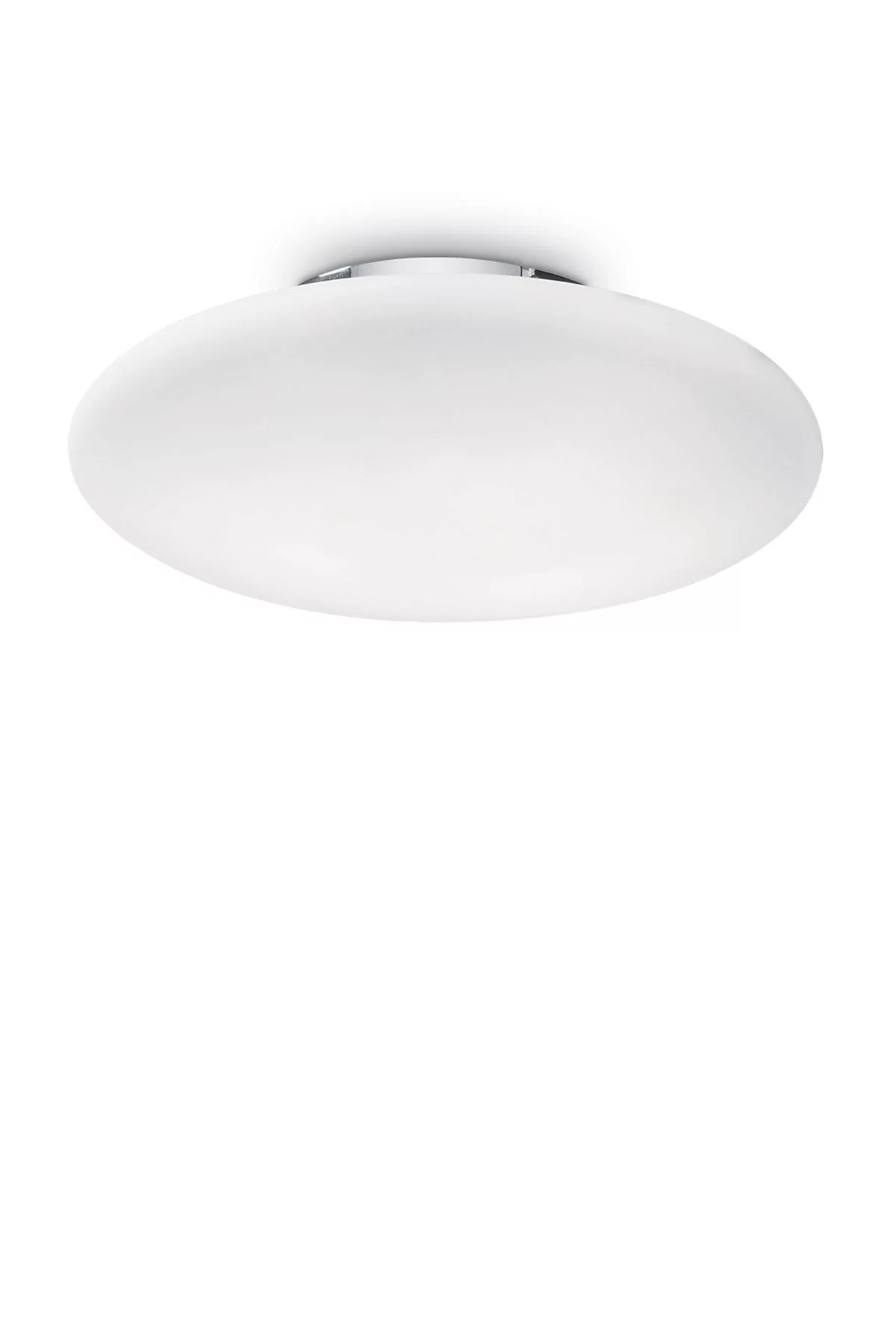   
                        Светильник потолочный IDEAL LUX  (Италия) 48926    
                         в стиле Модерн.  
                        Тип источника света: светодиодная лампа, сменная.                         Форма: Круг.                         Цвета плафонов и подвесок: Белый.                         Материал: Стекло.                          фото 1