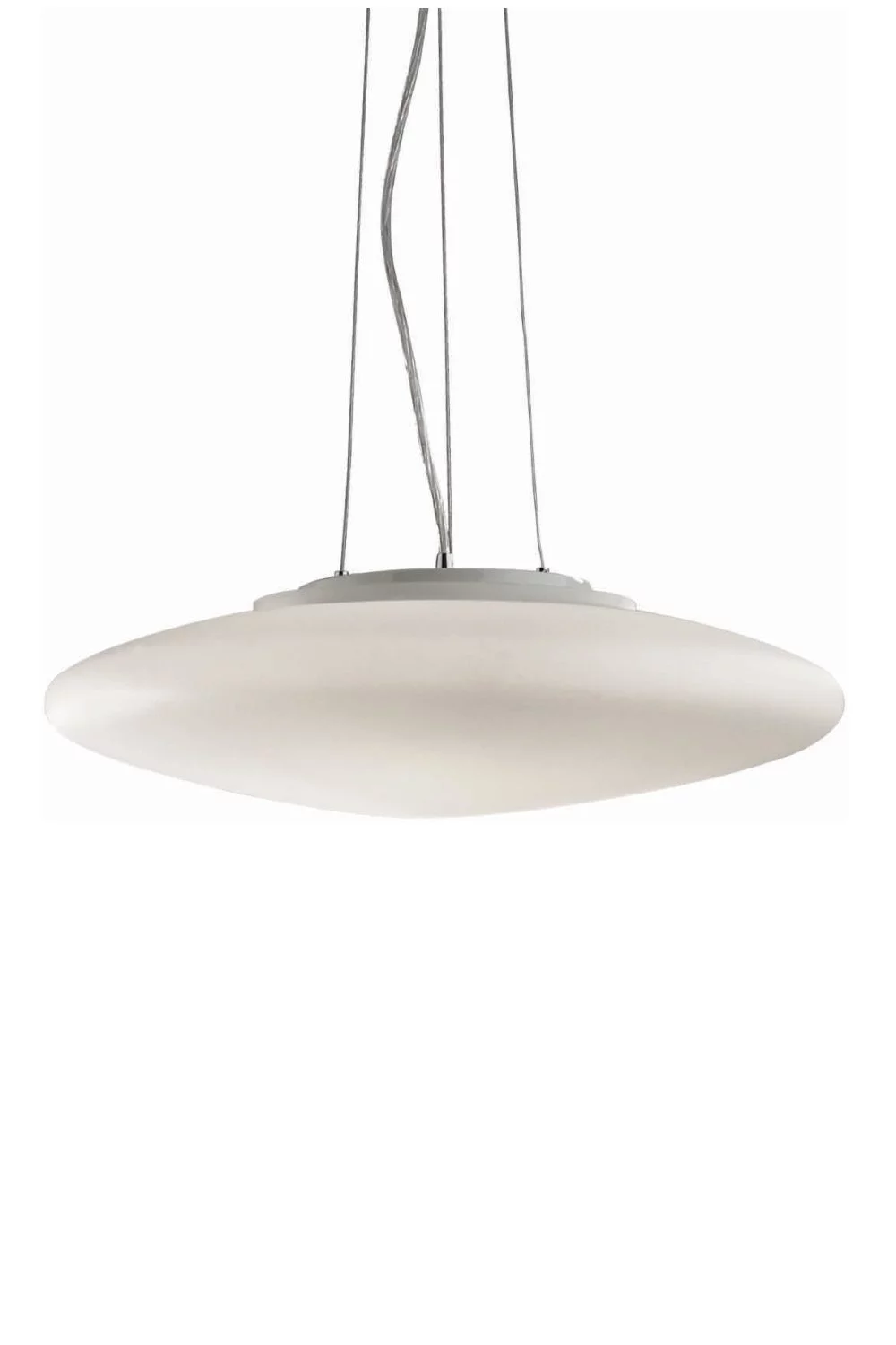   
                        
                        Люстра IDEAL LUX (Італія) 48928    
                         У стилі Модерн.  
                        Тип джерела світла: світлодіодна лампа, змінна.                         Форма: Коло.                         Кольори плафонів і підвісок: Білий.                         Матеріал: Скло.                          фото 2