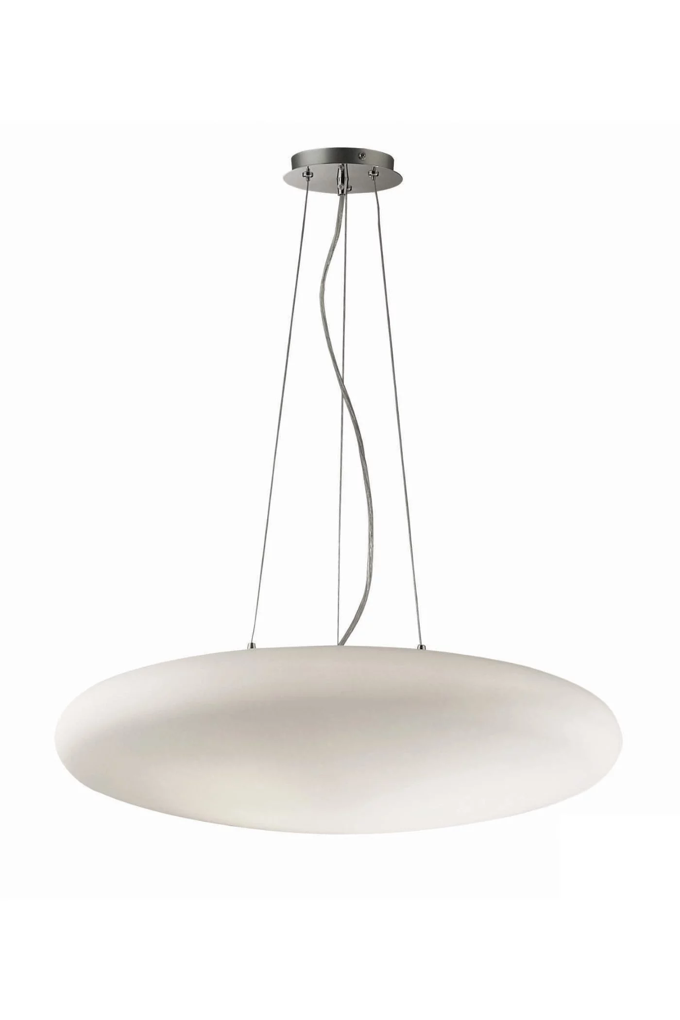   
                        
                        Люстра IDEAL LUX (Италия) 48929    
                         В стиле Модерн.  
                        Тип источника света: светодиодная лампа, сменная.                         Форма: Круг.                         Цвета плафонов и подвесок: Белый.                         Материал: Стекло.                          фото 1