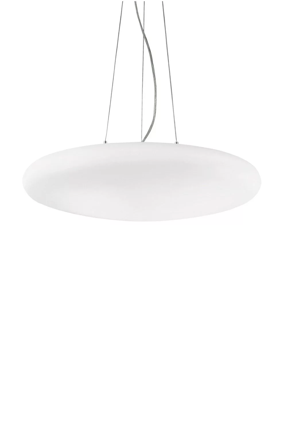   
                        Люстра IDEAL LUX (Італія) 48929    
                         у стилі модерн.  
                        Тип джерела світла: cвітлодіодні led, енергозберігаючі, розжарювання.                         Форма: коло.                         Кольори плафонів і підвісок: білий.                         Матеріал: скло.                          фото 2