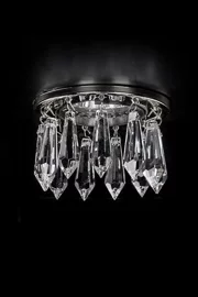   
                        
                        Точковий світильник ARTGLASS (Чехія) 49114    
                         у стилі Класика.  
                        Тип джерела світла: світлодіодна лампа, змінна.                         Форма: Коло.                         Кольори плафонів і підвісок: Прозорий.                         Матеріал: Кришталь.                          фото 1