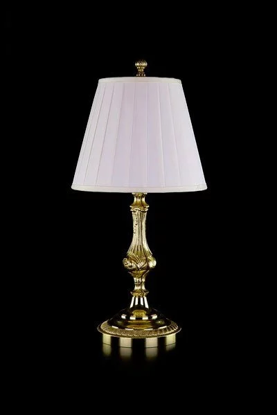   
                        
                        Настільна лампа ARTGLASS (Чехія) 49272    
                         у стилі Класика.  
                        Тип джерела світла: світлодіодна лампа, змінна.                                                 Кольори плафонів і підвісок: Білий.                         Матеріал: Тканина, Кришталь.                          фото 1