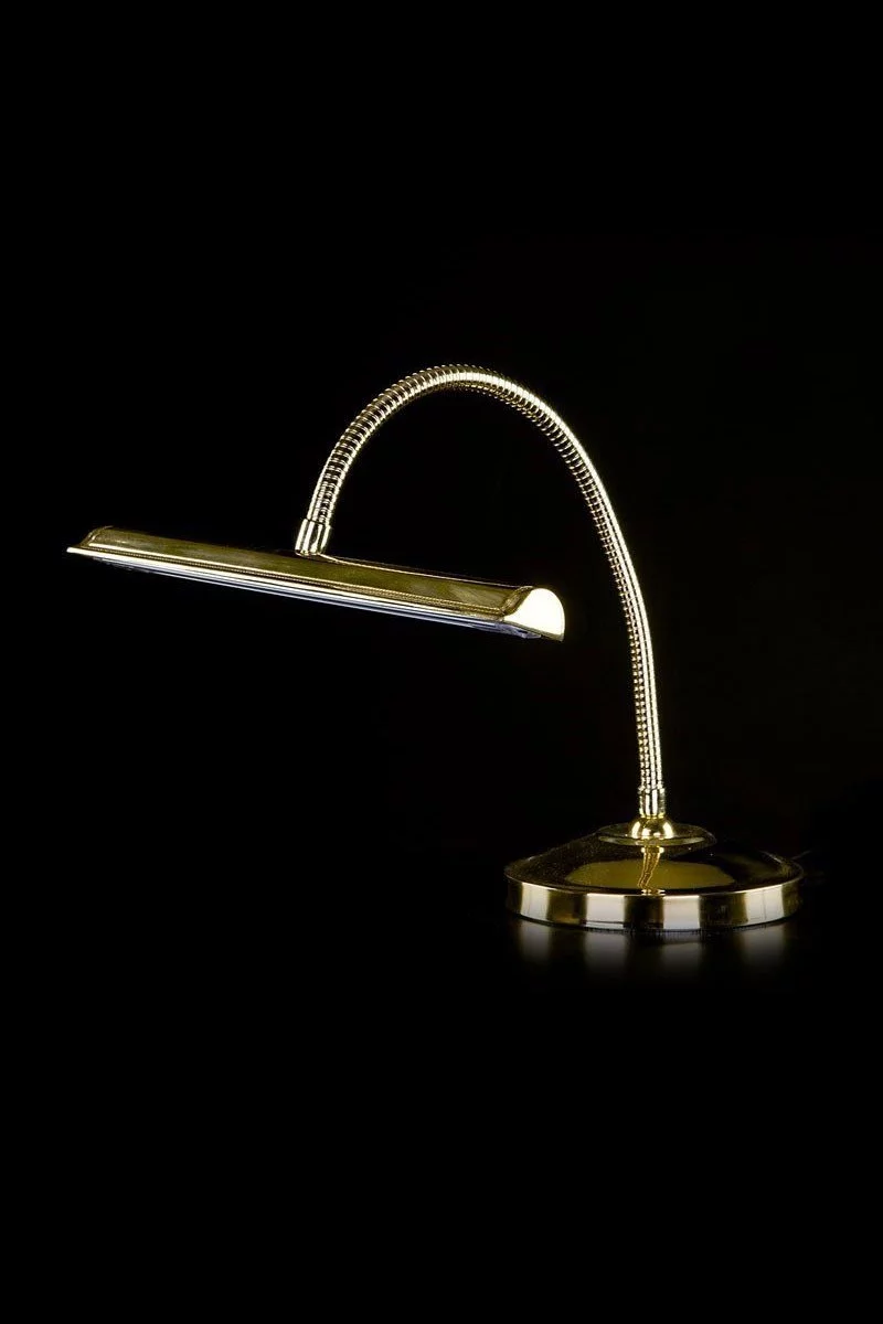   
                        
                        Настільна лампа ARTGLASS (Чехія) 49273    
                         у стилі Модерн.  
                        Тип джерела світла: вбудований led-модуль, незмінний.                                                 Кольори плафонів і підвісок: Золото.                         Матеріал: Метал.                          фото 1