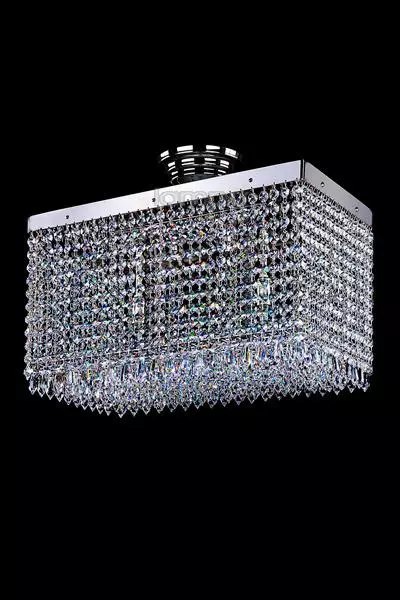   
                        
                        Кришталева люстра ARTGLASS (Чехія) 49300    
                         У стилі Арт-деко.  
                        Тип джерела світла: світлодіодна лампа, змінна.                         Форма: Прямокутник.                         Кольори плафонів і підвісок: Прозорий.                         Матеріал: Кришталь.                          фото 1