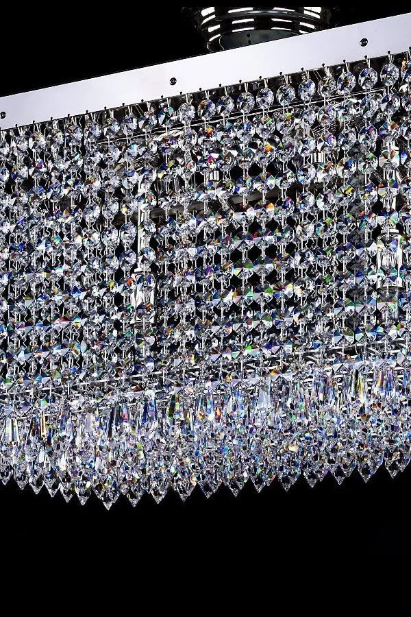   
                        Хрустальная люстра ARTGLASS  (Чехия) 49300    
                         в стиле Арт-деко.  
                        Тип источника света: светодиодная лампа, сменная.                         Форма: Прямоугольник.                         Цвета плафонов и подвесок: Прозрачный.                         Материал: Хрусталь.                          фото 3