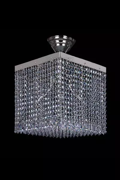   
                        
                        Кришталева люстра ARTGLASS (Чехія) 49301    
                         У стилі Арт-деко.  
                        Тип джерела світла: світлодіодна лампа, змінна.                         Форма: Куб.                         Кольори плафонів і підвісок: Прозорий.                         Матеріал: Кришталь.                          фото 1