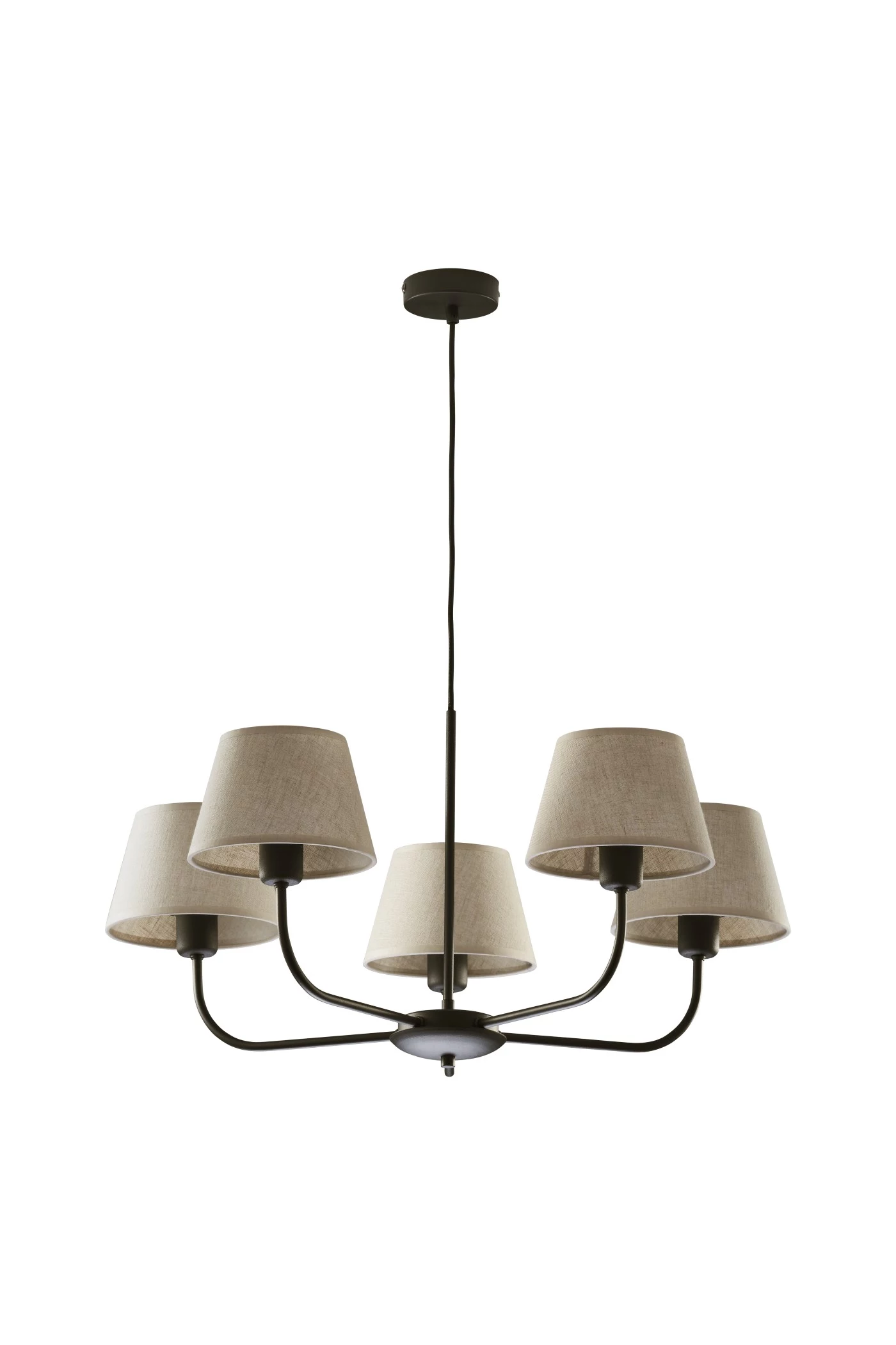   
                        
                        Люстра TK LIGHTING (Польща) 49486    
                         У стилі Модерн.  
                        Тип джерела світла: світлодіодна лампа, змінна.                         Форма: Коло.                         Кольори плафонів і підвісок: Коричневий.                         Матеріал: Тканина.                          фото 1