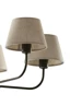   
                        
                        Люстра TK LIGHTING (Польща) 49486    
                         У стилі Модерн.  
                        Тип джерела світла: світлодіодна лампа, змінна.                         Форма: Коло.                         Кольори плафонів і підвісок: Коричневий.                         Матеріал: Тканина.                          фото 2
