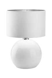   
                        
                        Настільна лампа TK LIGHTING (Польща) 49495    
                         у стилі Модерн.  
                        Тип джерела світла: світлодіодна лампа, змінна.                                                 Кольори плафонів і підвісок: Сірий.                         Матеріал: Тканина.                          фото 1