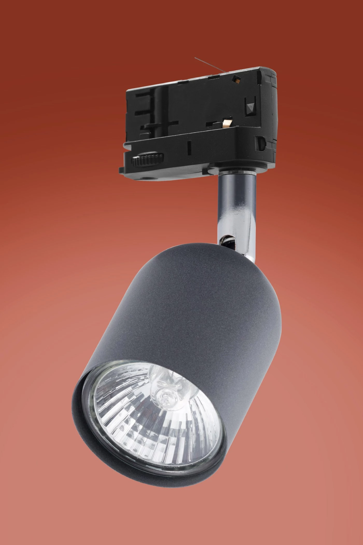   
                        
                        Трековый светильник TK LIGHTING (Польша) 49522    
                         в стиле Хай-тек.  
                        Тип источника света: светодиодная лампа, сменная.                         Форма: Круг.                         Цвета плафонов и подвесок: Серый.                         Материал: Металл.                          фото 3