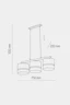   
                        
                        Люстра TK LIGHTING (Польша) 49539    
                        .  
                        Тип источника света: светодиодная лампа, сменная.                         Форма: Прямоугольник.                         Цвета плафонов и подвесок: Черный, Бежевый.                         Материал: Ткань.                          фото 4
