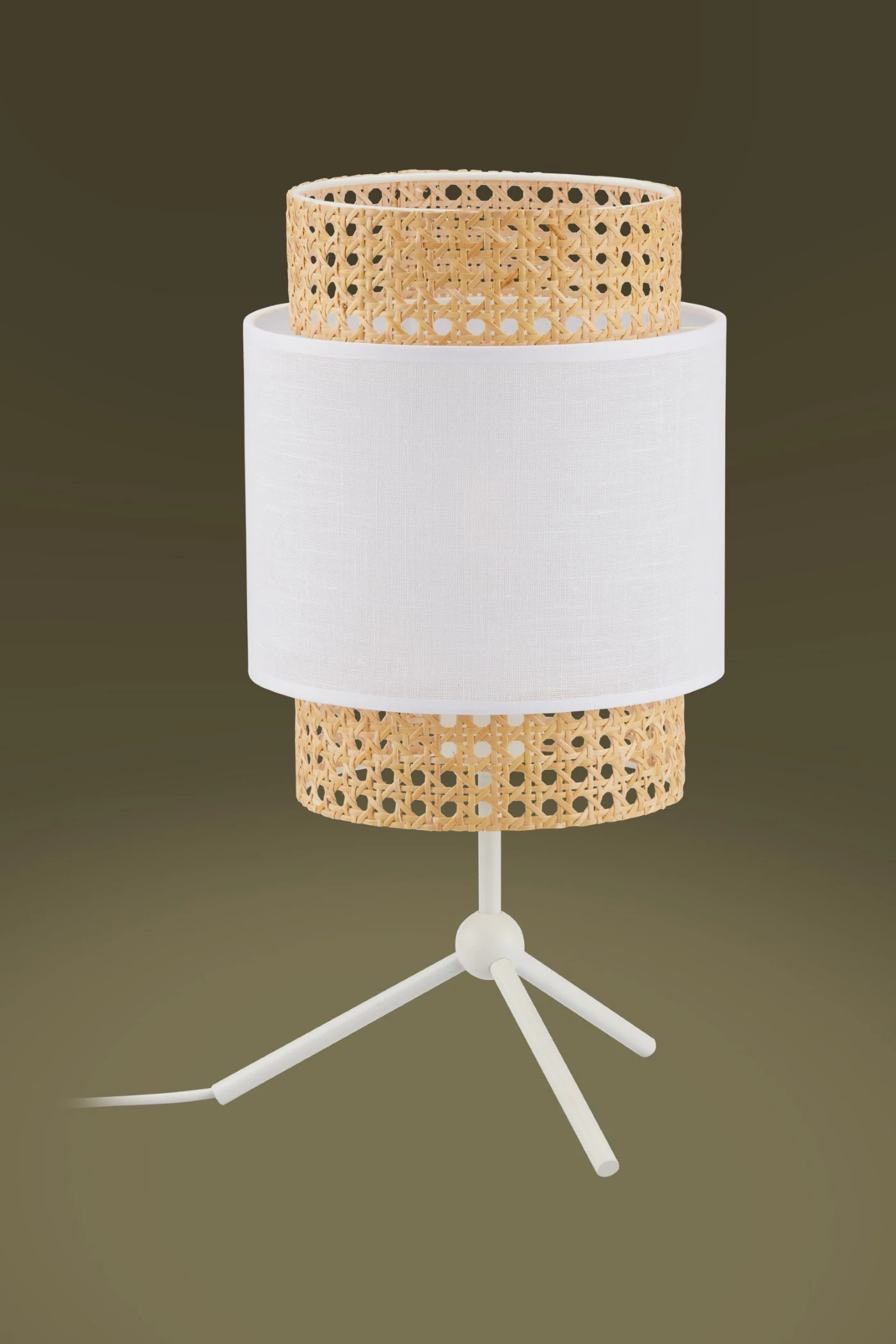   
                        
                        Настільна лампа TK LIGHTING (Польща) 49560    
                         у стилі Прованс.  
                        Тип джерела світла: світлодіодна лампа, змінна.                                                 Кольори плафонів і підвісок: Білий, Бежевий.                         Матеріал: Тканина.                          фото 3