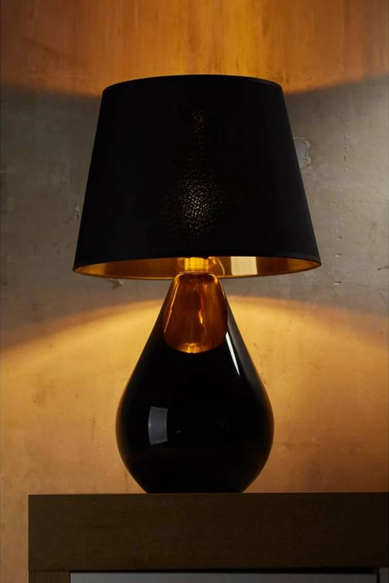   
                        Настільна лампа TK LIGHTING (Польща) 49613    
                         у стилі модерн.  
                        Тип джерела світла: cвітлодіодні led, енергозберігаючі, розжарювання.                                                 Кольори плафонів і підвісок: чорний, золото.                         Матеріал: тканина.                          фото 2