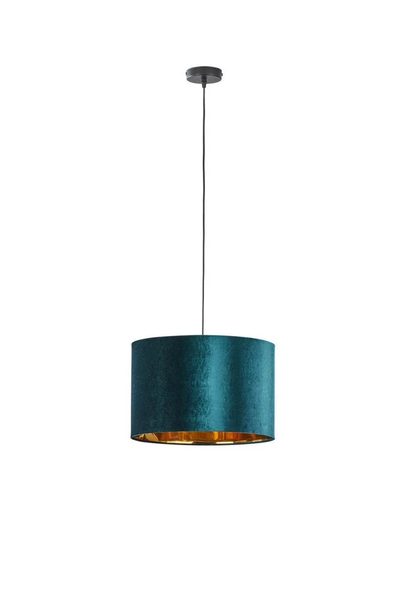   
                        
                        Люстра TK LIGHTING (Польша) 49641    
                         в стиле Лофт.  
                        Тип источника света: светодиодная лампа, сменная.                         Форма: Круг.                         Цвета плафонов и подвесок: Зеленый, Золото.                         Материал: Ткань.                          фото 1