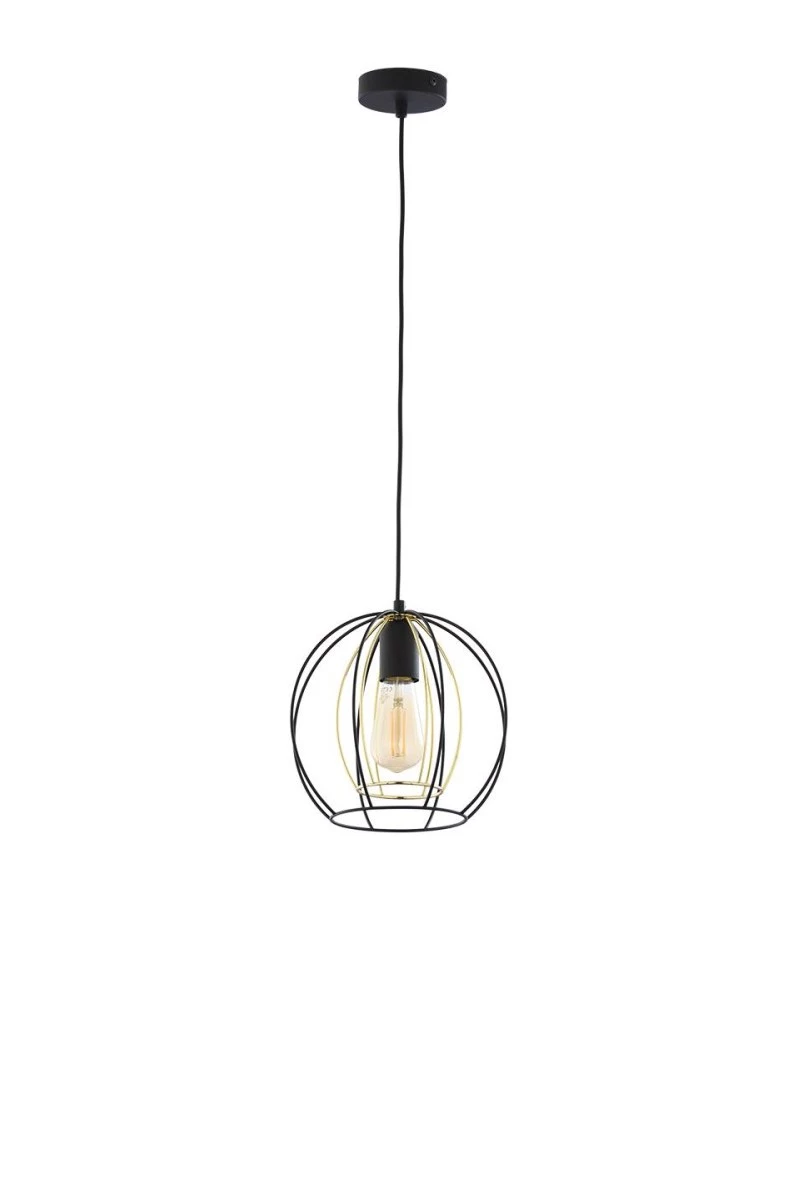   
                        
                        Люстра TK LIGHTING (Польща) 49653    
                         У стилі Лофт.  
                        Тип джерела світла: світлодіодна лампа, змінна.                         Форма: Куля.                         Кольори плафонів і підвісок: Чорний, Золото.                         Матеріал: Метал.                          фото 1