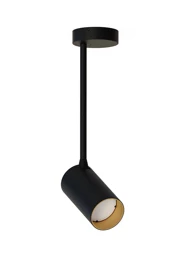   
                        Точковий світильник NOWODVORSKI (Польща) 49864    
                         у стилі лофт.  
                        Тип джерела світла: cвітлодіодні led, галогенні.                         Форма: коло.                         Кольори плафонів і підвісок: чорний, золото.                         Матеріал: пластик.                          фото 1