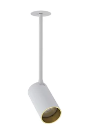   
                        Точковий світильник NOWODVORSKI (Польща) 49918    
                         у стилі Лофт.  
                        Тип джерела світла: cвітлодіодні led, галогенні.                         Форма: Циліндр.                         Кольори плафонів і підвісок: Білий, Золото.                         Матеріал: Пластик.                          фото 1