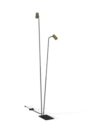   
                        Торшер NOWODVORSKI (Польща) 49930    
                         у стилі лофт.  
                        Тип джерела світла: cвітлодіодні led, галогенні.                                                 Кольори плафонів і підвісок: золото.                         Матеріал: пластик.                          фото 1