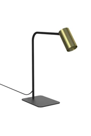   
                        Настільна лампа NOWODVORSKI (Польща) 49935    
                         у стилі лофт.  
                        Тип джерела світла: cвітлодіодні led, галогенні.                                                 Кольори плафонів і підвісок: золото.                         Матеріал: пластик.                          фото 1