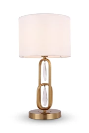   
                        
                        Настільна лампа FREYA (Німеччина) 49991    
                         у стилі Класика.  
                        Тип джерела світла: світлодіодна лампа, змінна.                                                 Кольори плафонів і підвісок: Білий, Прозорий.                         Матеріал: Тканина, Кришталь.                          фото 1