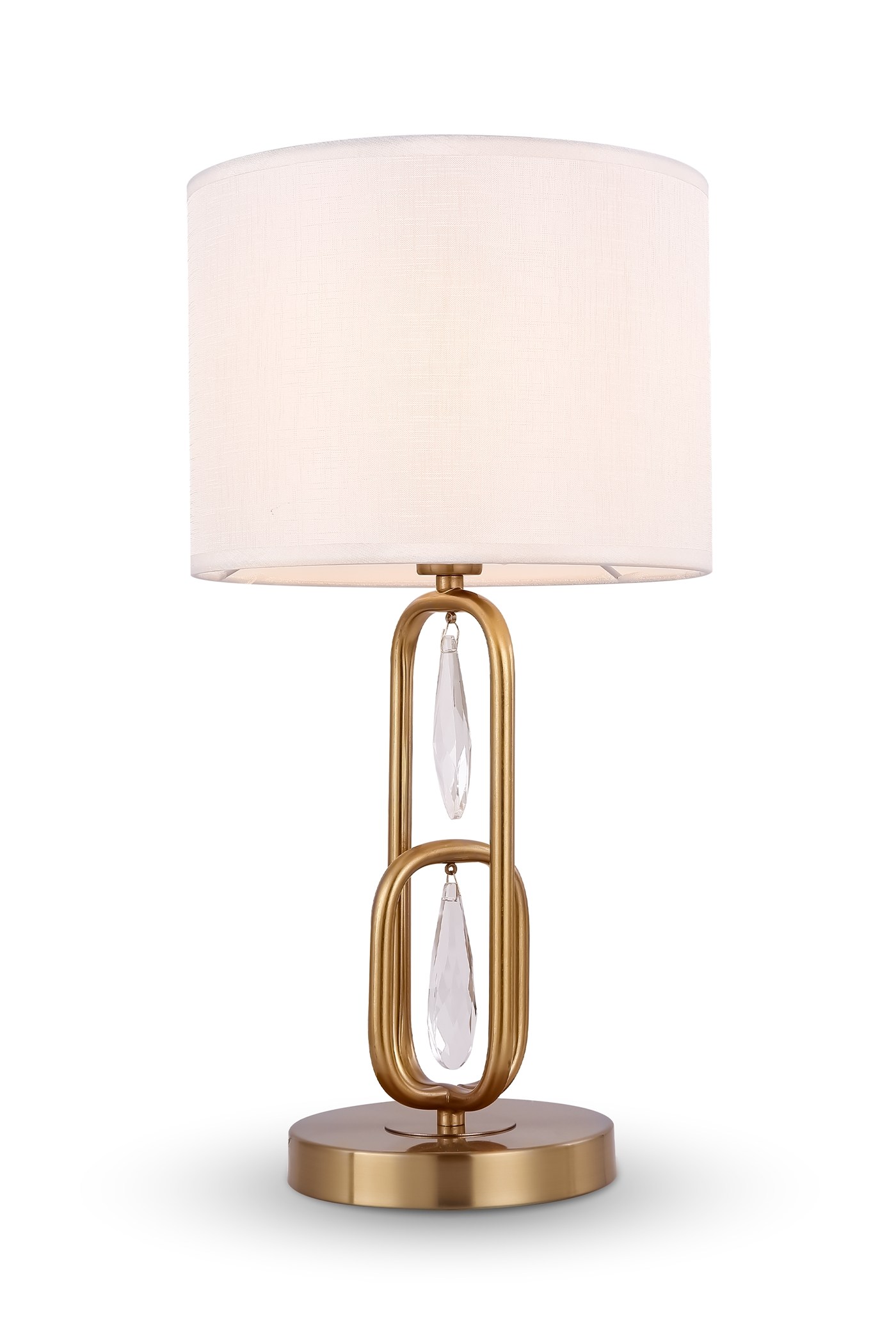   
                        Настільна лампа FREYA (Німеччина) 49991    
                         у стилі класика.  
                        Тип джерела світла: cвітлодіодні led, енергозберігаючі, розжарювання.                                                 Кольори плафонів і підвісок: білий, прозорий.                         Матеріал: тканина, кришталь.                          фото 1