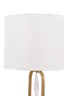  
                        
                        Настільна лампа FREYA (Німеччина) 49991    
                         у стилі Класика.  
                        Тип джерела світла: світлодіодна лампа, змінна.                                                 Кольори плафонів і підвісок: Білий, Прозорий.                         Матеріал: Тканина, Кришталь.                          фото 2