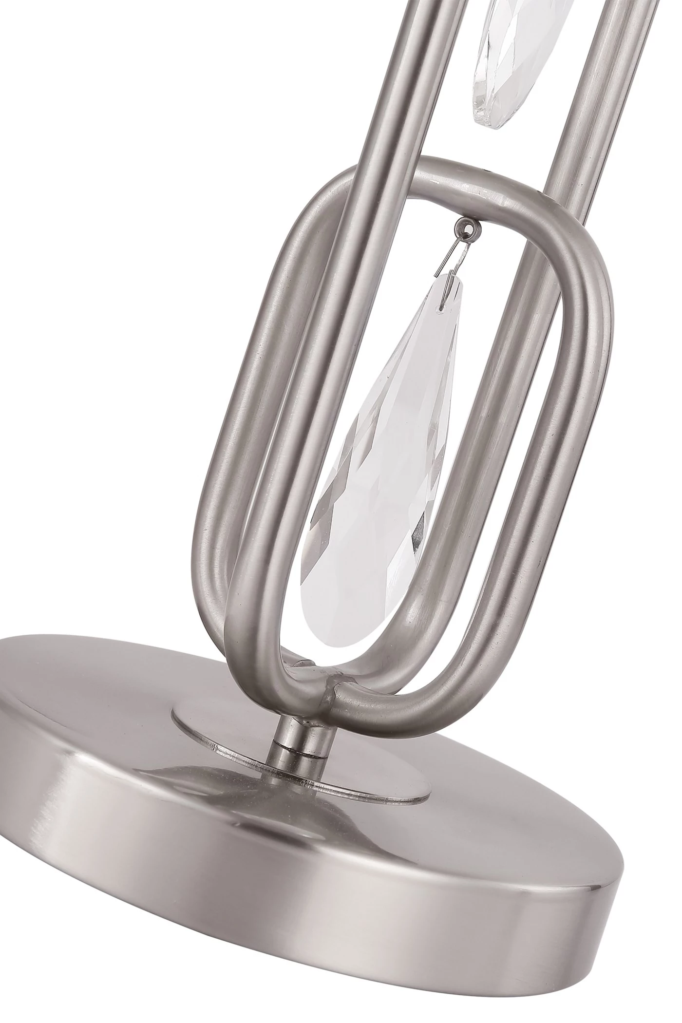   
                        
                        Настольная лампа FREYA (Германия) 49992    
                         в стиле Классика.  
                        Тип источника света: светодиодная лампа, сменная.                                                 Цвета плафонов и подвесок: Белый, Прозрачный.                         Материал: Ткань, Хрусталь.                          фото 2