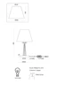   
                        Настольная лампа FREYA  (Германия) 49997    
                         в стиле Классика.  
                        Тип источника света: светодиодная лампа, сменная.                                                 Цвета плафонов и подвесок: Белый.                         Материал: Ткань.                          фото 3
