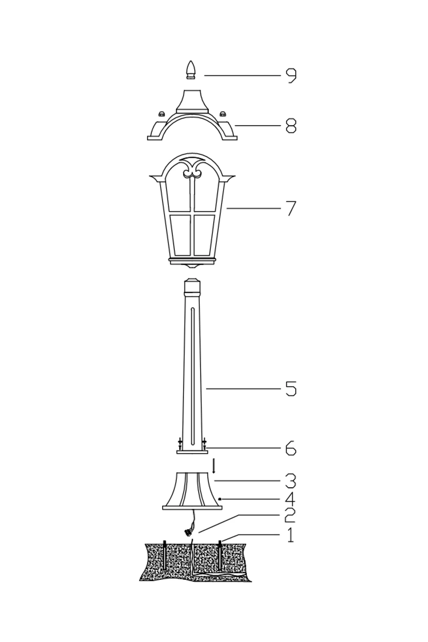   
                        Світильник вуличний MAYTONI (Німеччина) 50018    
                         у стилі класика.  
                        Тип джерела світла: cвітлодіодні led, енергозберігаючі, розжарювання.                                                 Кольори плафонів і підвісок: прозорий.                         Матеріал: скло.                          фото 6