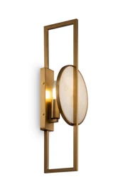   
                        
                        Світильник настінний MAYTONI (Німеччина) 50096    
                         у стилі Модерн.  
                        Тип джерела світла: світлодіодна лампа, змінна.                                                 Кольори плафонів і підвісок: Бежевий.                         Матеріал: Камінь.                          фото 1