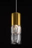   
                        Люстра MAYTONI  (Германия) 50100    
                         в стиле Модерн.  
                        Тип источника света: светодиодная лампа, сменная.                         Форма: Цилиндр.                         Цвета плафонов и подвесок: Прозрачный.                         Материал: Стекло, Хрусталь.                          фото 3