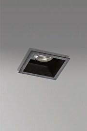   
                        Точковий світильник AZZARDO (Польща) 50171    
                         у стилі хай-тек.  
                        Тип джерела світла: cвітлодіодні led, галогенні.                         Форма: квадрат.                         Кольори плафонів і підвісок: чорний.                         Матеріал: метал.                          фото 1