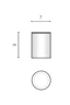   
                        
                        Точечный светильник AZZARDO (Польша) 50233    
                         в стиле Хай-тек.  
                        Тип источника света: светодиодная лампа, сменная.                         Форма: Круг.                         Цвета плафонов и подвесок: Белый.                         Материал: Акрил.                          фото 2