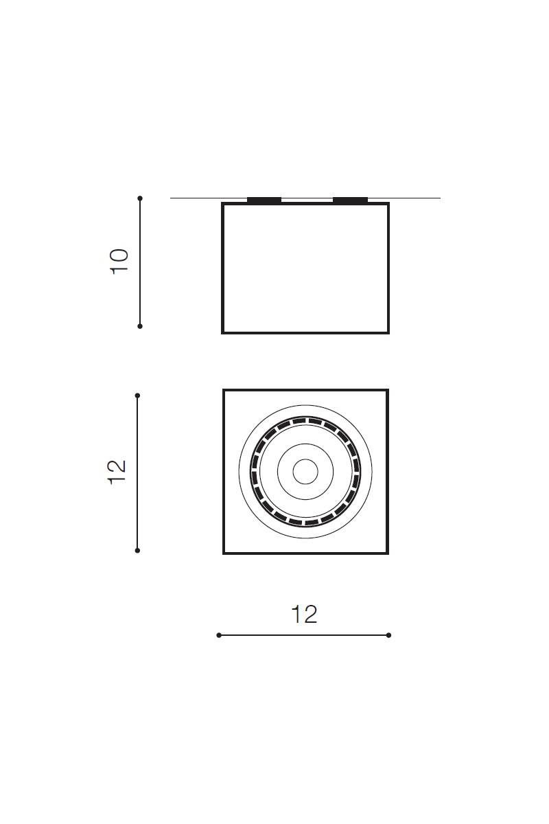   
                        Точковий світильник AZZARDO (Польща) 50330    
                         у стилі хай-тек.  
                                                Форма: коло.                         Кольори плафонів і підвісок: білий.                         Матеріал: алюміній.                          фото 2