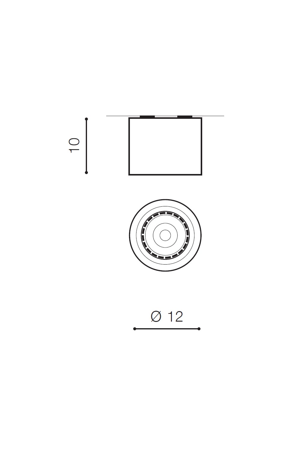   
                        Точковий світильник AZZARDO (Польща) 50332    
                         у стилі хай-тек.  
                                                Форма: коло.                         Кольори плафонів і підвісок: білий.                         Матеріал: алюміній.                          фото 2