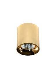   
                        Точковий світильник AZZARDO (Польща) 50334    
                         у стилі лофт.  
                        Тип джерела світла: вбудовані світлодіоди led.                         Форма: коло.                         Кольори плафонів і підвісок: золото.                         Матеріал: метал, алюміній.                          фото 1