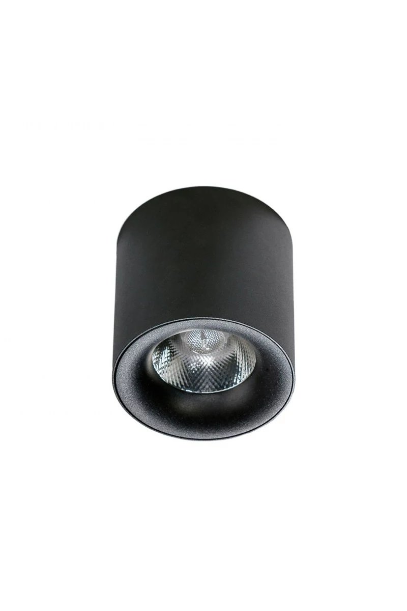   
                        Точковий світильник AZZARDO (Польща) 50336    
                         у стилі хай-тек.  
                        Тип джерела світла: вбудовані світлодіоди led.                         Форма: коло.                         Кольори плафонів і підвісок: чорний.                         Матеріал: метал, алюміній.                          фото 1