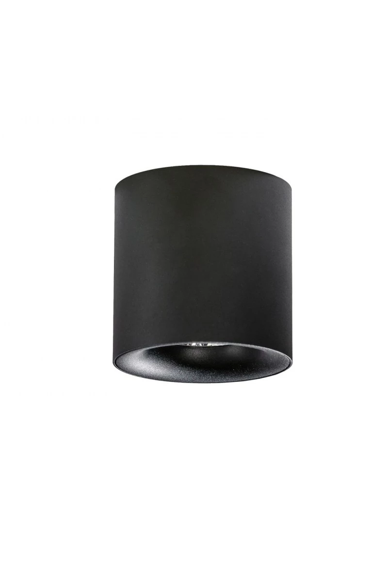   
                        Точковий світильник AZZARDO (Польща) 50336    
                         у стилі хай-тек.  
                        Тип джерела світла: вбудовані світлодіоди led.                         Форма: коло.                         Кольори плафонів і підвісок: чорний.                         Матеріал: метал, алюміній.                          фото 2