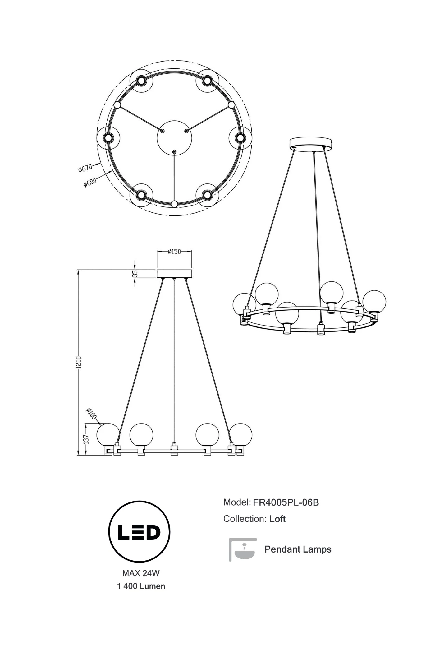   
                        Люстра FREYA (Німеччина) 50406    
                         у стилі хай-тек.  
                        Тип джерела світла: вбудовані світлодіоди led.                         Форма: коло.                         Кольори плафонів і підвісок: сірий.                         Матеріал: скло.                          фото 4