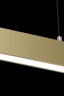   
                        Люстра MAYTONI (Німеччина) 50640    
                         у стилі хай-тек.  
                        Тип джерела світла: вбудовані світлодіоди led.                         Форма: прямокутник.                         Кольори плафонів і підвісок: золото, белое.                         Матеріал: алюміній, акрил.                          фото 4